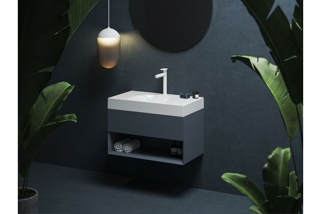 Skříňka pod umyvadlo Ravak SD Lite 80, deepsea blue, X000001863