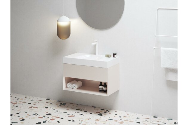 Skříňka pod umyvadlo Ravak SD Lite 80, alabaster pink, X000001866 Skříňka pod umyvadlo Ravak SD Lite 80, alabaster pink, X000001866