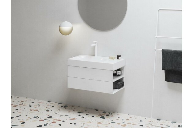 Skříňka pod umyvadlo Ravak SD Lite 80, bílá, pravá, X000001885 Skříňka pod umyvadlo Ravak SD Lite 80, bílá, pravá, X000001885