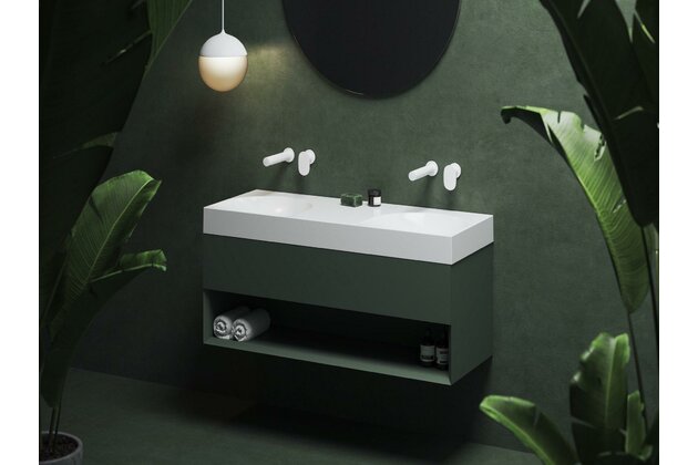 Skříňka pod umyvadlo Ravak SD Lite 120, grey green, X000001870 Skříňka pod umyvadlo Ravak SD Lite 120, grey green, X000001870