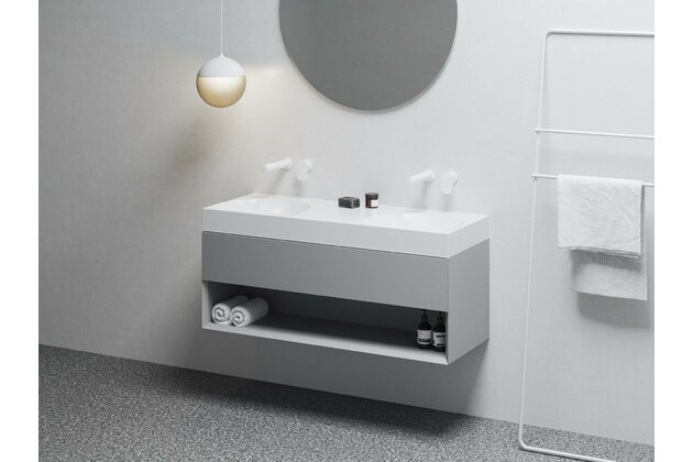 Skříňka pod umyvadlo Ravak SD Lite 120, smoke grey, X000001871