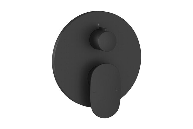 Baterie Ravak Spring SG 065.00 RB072 vanová sprchová, podomítková, nástěnná, 2cestná, černá mat, X070552 Baterie Ravak Spring SG 065.00 RB072 vanová sprchová, podomítková, nástěnná, 2cestná, černá mat, X070552