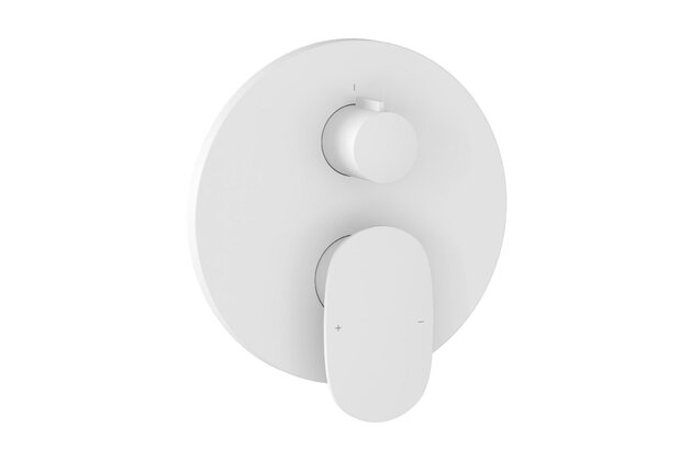 Baterie Ravak Spring SG 065.00 RB072 vanová sprchová, podomítková, nástěnná, 2cestná, bílá mat, X070574 Baterie Ravak Spring SG 065.00 RB072 vanová sprchová, podomítková, nástěnná, 2cestná, bílá mat, X070574