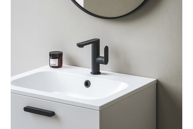 Baterie Ravak Chrome II umyvadlová, stojánková 165 mm, bez výpusti, černá mat, X070590 Baterie Ravak Chrome II umyvadlová, stojánková 165 mm, bez výpusti, černá mat, X070590