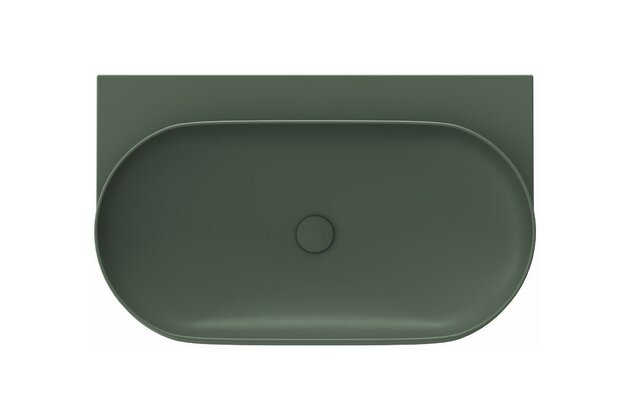 Umyvadlo Ravak Yard 80 keramické tenkostěnné, na konzoli nebo konstrukci Yard, bez otvoru, grey green, XJX08080000 Umyvadlo Ravak Yard 80 keramické tenkostěnné, na konzoli nebo konstrukci Yard, bez otvoru, grey green, XJX08080000