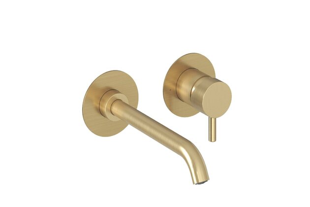 Baterie Ravak Espirit umyvadlová podomítková bez tělesa, pro R-Box, gold brushed, X070602