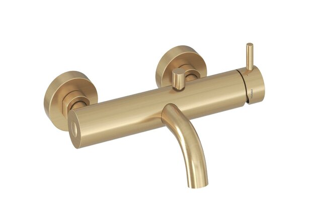 Baterie Ravak Espirit vanová nástěnná bez setu, gold brushed, X070603