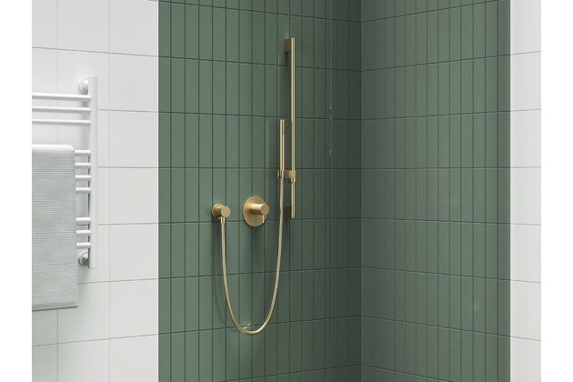 Sprcha ruční Ravak mosazná, gold brushed, X07P1239 Sprcha ruční Ravak mosazná, gold brushed, X07P1239