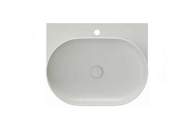 Umyvadlo Ravak Yard 60 keramické tenkostěnné, na konzoli nebo konstrukci Yard, s otvorem pro baterii, smoke grey, XJX0O260000 Umyvadlo Ravak Yard 60 keramické tenkostěnné, na konzoli nebo konstrukci Yard, s otvorem pro baterii, smoke grey, XJX0O260000