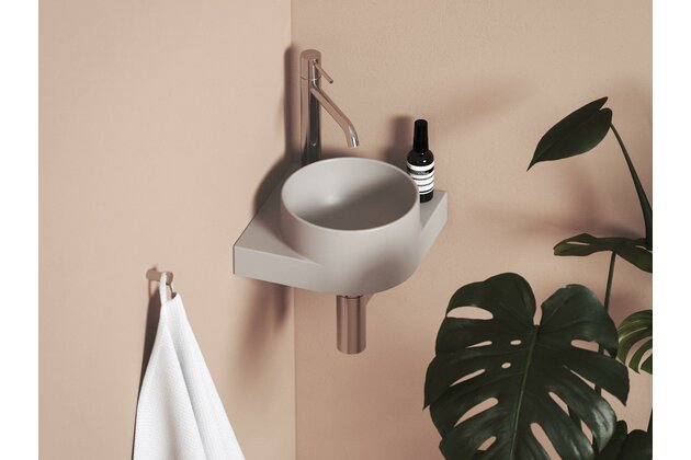 Umývátko Ravak Yard 28 C keramické rohové tenkostěnné, na konzoli Yard, s otvorem pro baterii, smoke grey, XJX0O228000 Umývátko Ravak Yard 28 C keramické rohové tenkostěnné, na konzoli Yard, s otvorem pro baterii, smoke grey, XJX0O228000