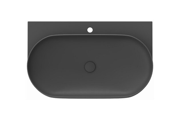 Umyvadlo Ravak Yard 80 keramické tenkostěnné, na konzoli nebo konstrukci Yard, s otvorem pro baterii, antracit, XJX03280002 Umyvadlo Ravak Yard 80 keramické tenkostěnné, na konzoli nebo konstrukci Yard, s otvorem pro baterii, antracit, XJX03280002
