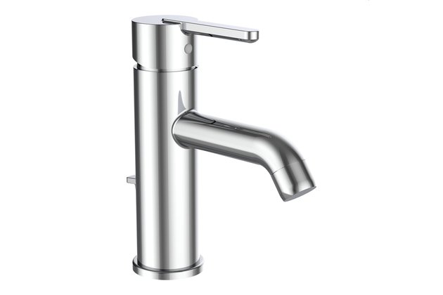 Lua E umyvadlová stojánková páková baterie s výtokem 115mm, s automatickou výpustí, kartuše Eco+, průtok 5,7 l/min, chrom H3115F10041111 Lua E umyvadlová stojánková páková baterie s výtokem 115mm, s automatickou výpustí, kartuše Eco+, průtok 5,7 l/min, chrom H3115F10041111