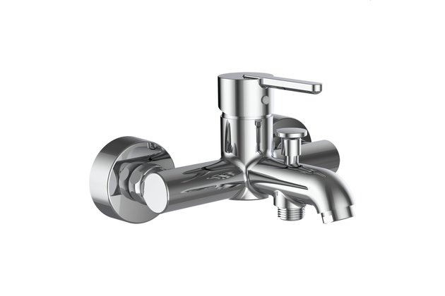Lua E vanová nástěnná páková baterie bez sprchového příslušenství, chrom H3215F10044001 Lua E vanová nástěnná páková baterie bez sprchového příslušenství, chrom H3215F10044001