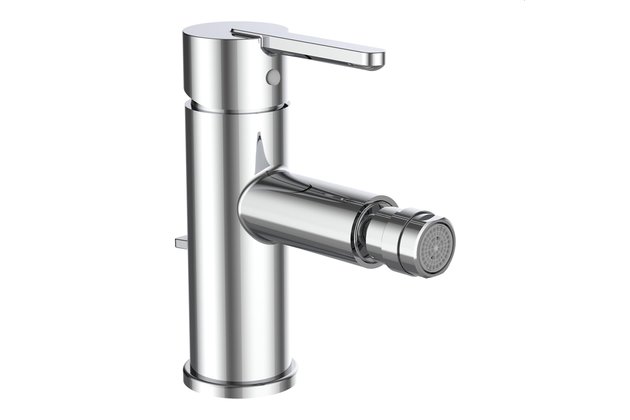 Lua E bidetová stojánková páková baterie s automatickou výpustí, chrom H3415F10041111 Lua E bidetová stojánková páková baterie s automatickou výpustí, chrom H3415F10041111