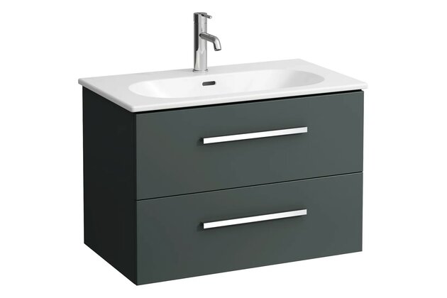 Avin skříňka set s umyv Lua Slim 80 šedá