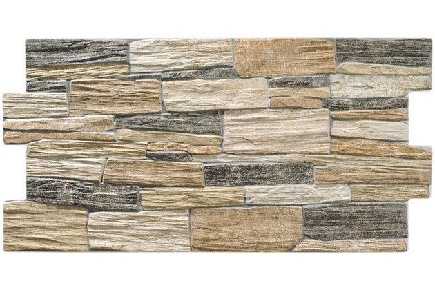 Obklad El Molino Irta jet marron struktura mat 33x67