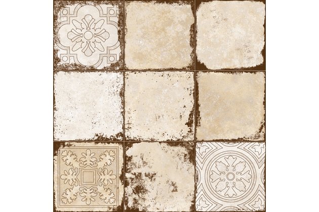 Dekor El Molino Rialto jet beige struktura mat rektifikovaný 58x58