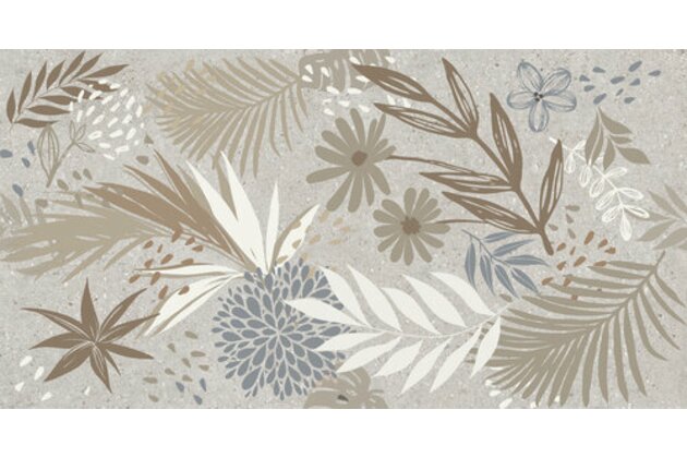 Dekor El Molino Stadium dalia white mat rektifikovaný 62x120