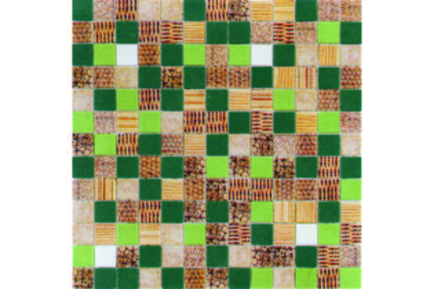 Ink fabric green mat 33,3x33,3 7941 Ink fabric green mat 33,3x33,3 7941