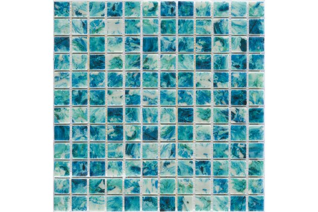 Mozaika Alttoglass Elite Pools Nui green 32x32 Mozaika Alttoglass Elite Pools Nui green 32x32