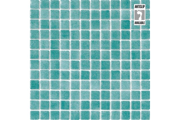 Mozaika Alttoglass Fog Verde turquesa antislip 32x32
