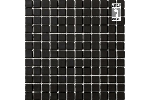 Mozaika Alttoglass Solid Colors Negro antislip 32x32