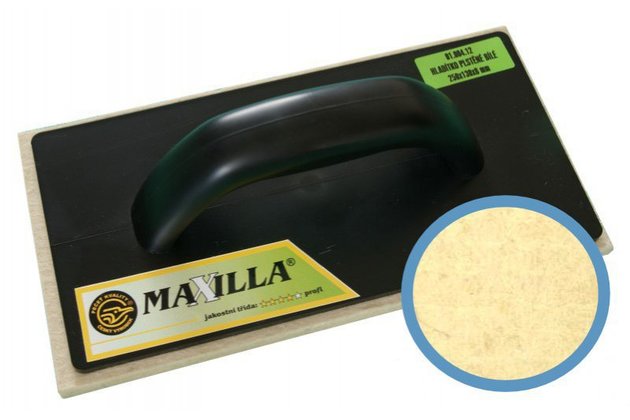 Maxilla hladítko plst bílá 250x130x8 01.004.12 Maxilla hladítko plst bílá 250x130x8 01.004.12