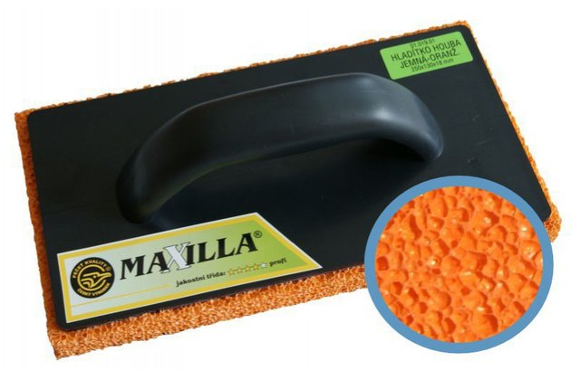 Maxilla hladítko houba hrubá 250x130x18 01.019.00