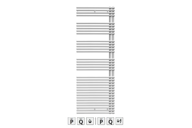 Zehnder Forma Asym LFAL 168x60 levá RAL 9016 LFAL-170-060