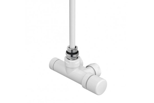 Set K 1 bodová armatura rohová, rozteč 50 mm, s regulační hlavicí vpravo, bílá Z-839011 Set K 1 bodová armatura rohová, rozteč 50 mm, s regulační hlavicí vpravo, bílá Z-839011