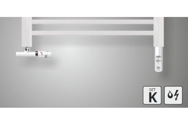 Sada připojení pro kombinované vytápění (s topnou tyčí 600 W) bílá