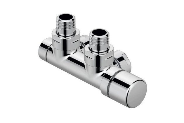 Set P armatura rohová, rozteč 50 mm, s regulační hlavicí vpravo, chrom Z-839058 Set P armatura rohová, rozteč 50 mm, s regulační hlavicí vpravo, chrom Z-839058