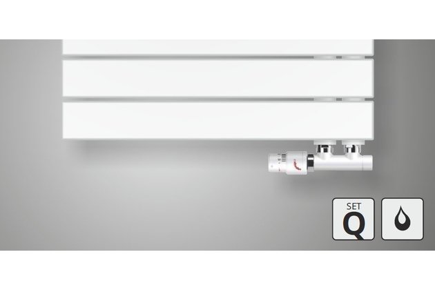 Sada připojení pro teplovodní vytápění bílá