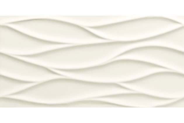 Obklad Tubadzin All in white 3 struktura mat rektifikovaný 30x60 Obklad Tubadzin All in white 3 struktura mat rektifikovaný 30x60