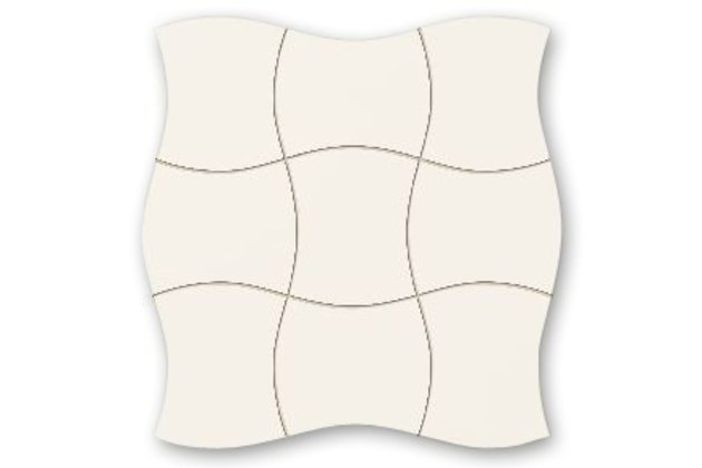 Mozaika Tubadzin Royal Place white lesk 29x29