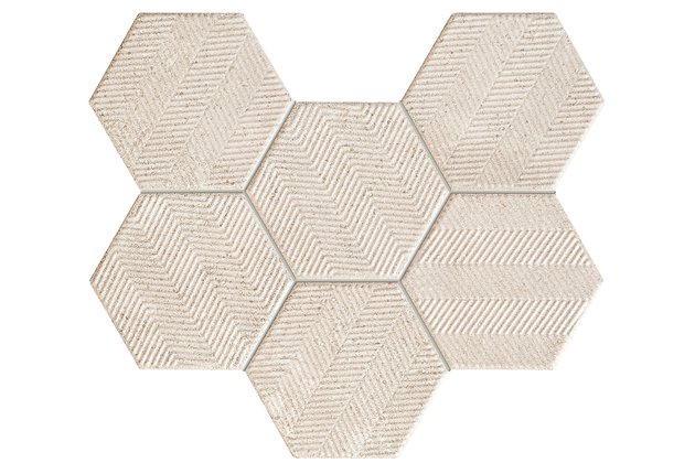 Mozaika Tubadzin Sfumato hex mat 22x29 Mozaika Tubadzin Sfumato hex mat 22x29