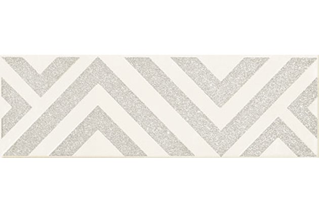 Dekor Tubadzin Burano bar white C mat 8x24