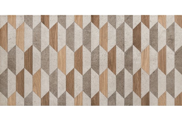 Dekor Tubadzin Dover graphite geo mat 31x61 Dekor Tubadzin Dover graphite geo mat 31x61