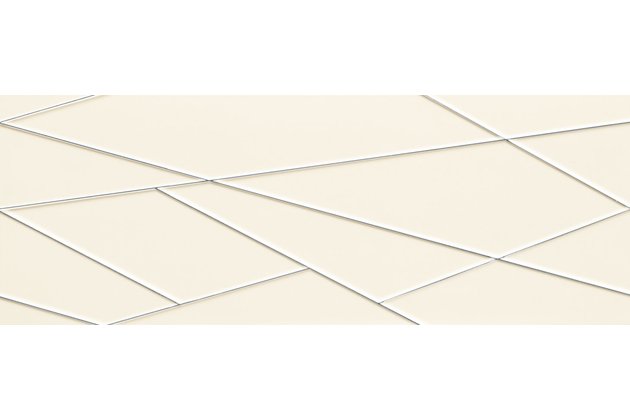 Dekor Tubadzin House of Tones white pololesk rektifikovaný 33x90