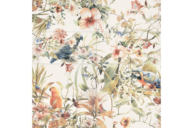 Dekor Tubadzin Modern Pearl parrots 8ks mat rektifikovaný 120x120 Dekor Tubadzin Modern Pearl parrots 8ks mat rektifikovaný 120x120