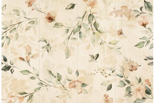 Dekor Tubadzin Pravia flower 4ks mat rektifikovaný 90x132 Dekor Tubadzin Pravia flower 4ks mat rektifikovaný 90x132