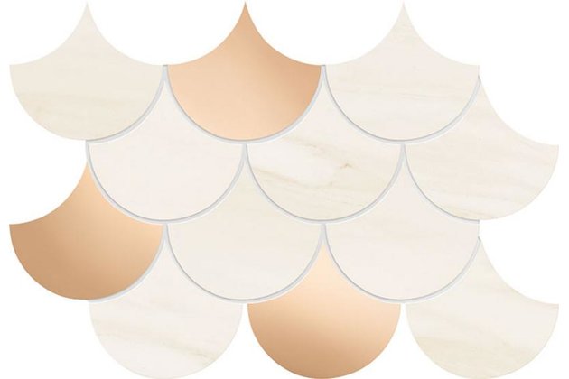 Mozaika Tubadzin Sheen copper pololesk 19x29