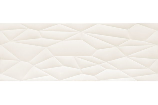Obklad Arté Origami white struktura lesk rektifikovaný 33x90