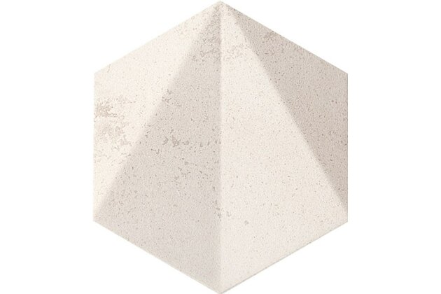 Dekor Tubadzin Free Space hex white struktura mat rektifikovaný 11x13 Dekor Tubadzin Free Space hex white struktura mat rektifikovaný 11x13