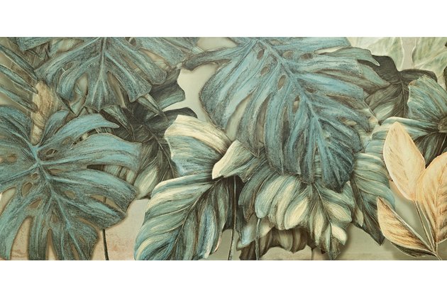 Dekor Tubadzin Alabaster Shine leaves 1B mat rektifikovaný 60x120