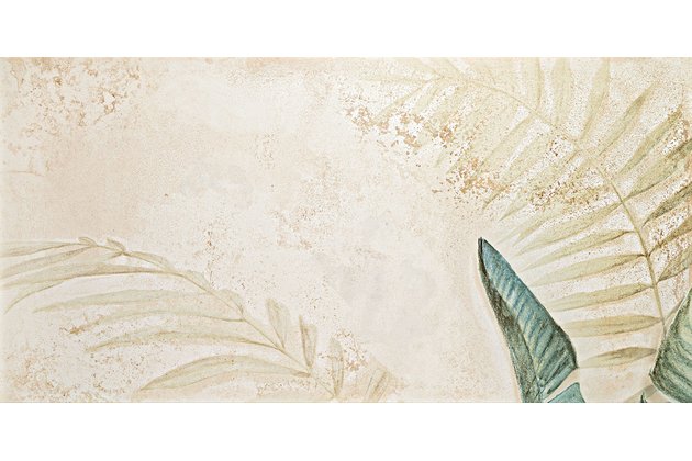 Dekor Tubadzin Alabaster Shine leaves 4A mat rektifikovaný 60x120