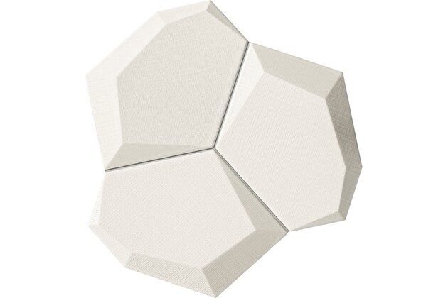 Mozaika Tubadzin Velo bianco mat rektifikovaná 19x21