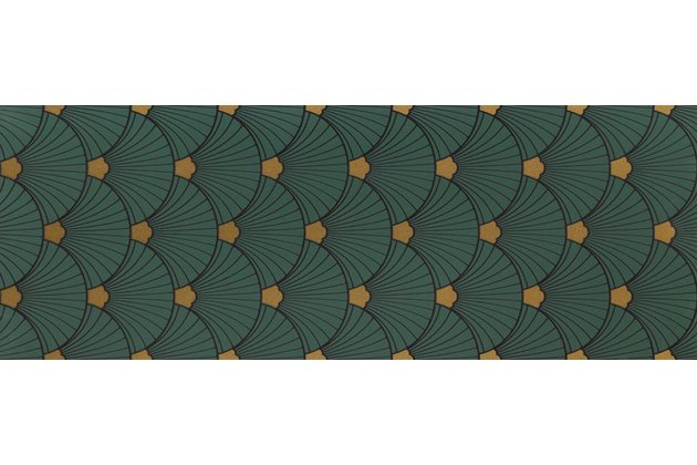 Dekor Tubadzin Sophisticated green mat rektifikovaný 33x90