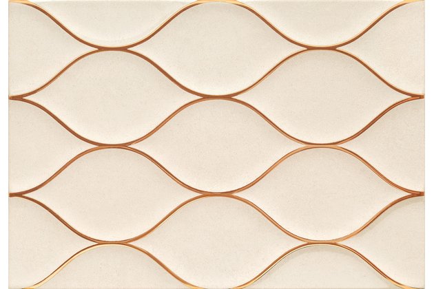 Dekor Arté Navona beige lesk 25x36