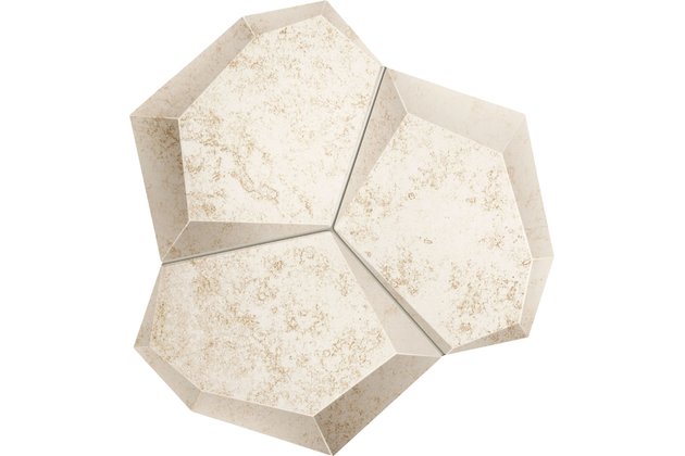 Mozaika Tubadzin Alabaster Shine white mat rektifikovaná 19x21